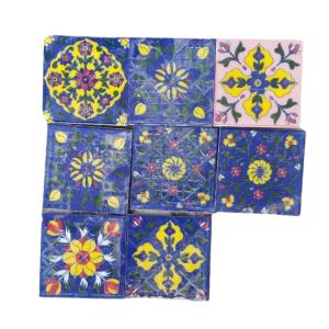Indigo Mix Blue Pottery ceramic tiles