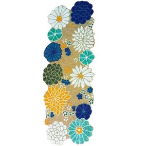 Spring Garden Beaded table runner