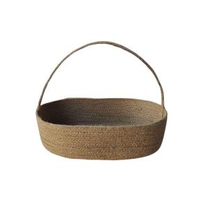 Oval Jute Gift Hamper Basket with Handle