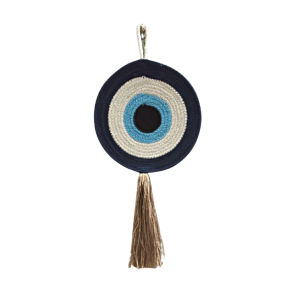 Cotton Rope  Evil eye wall hanging