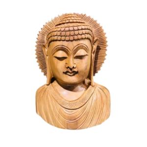 Buddha Ji Face Statue Idol Murti 8 inches
