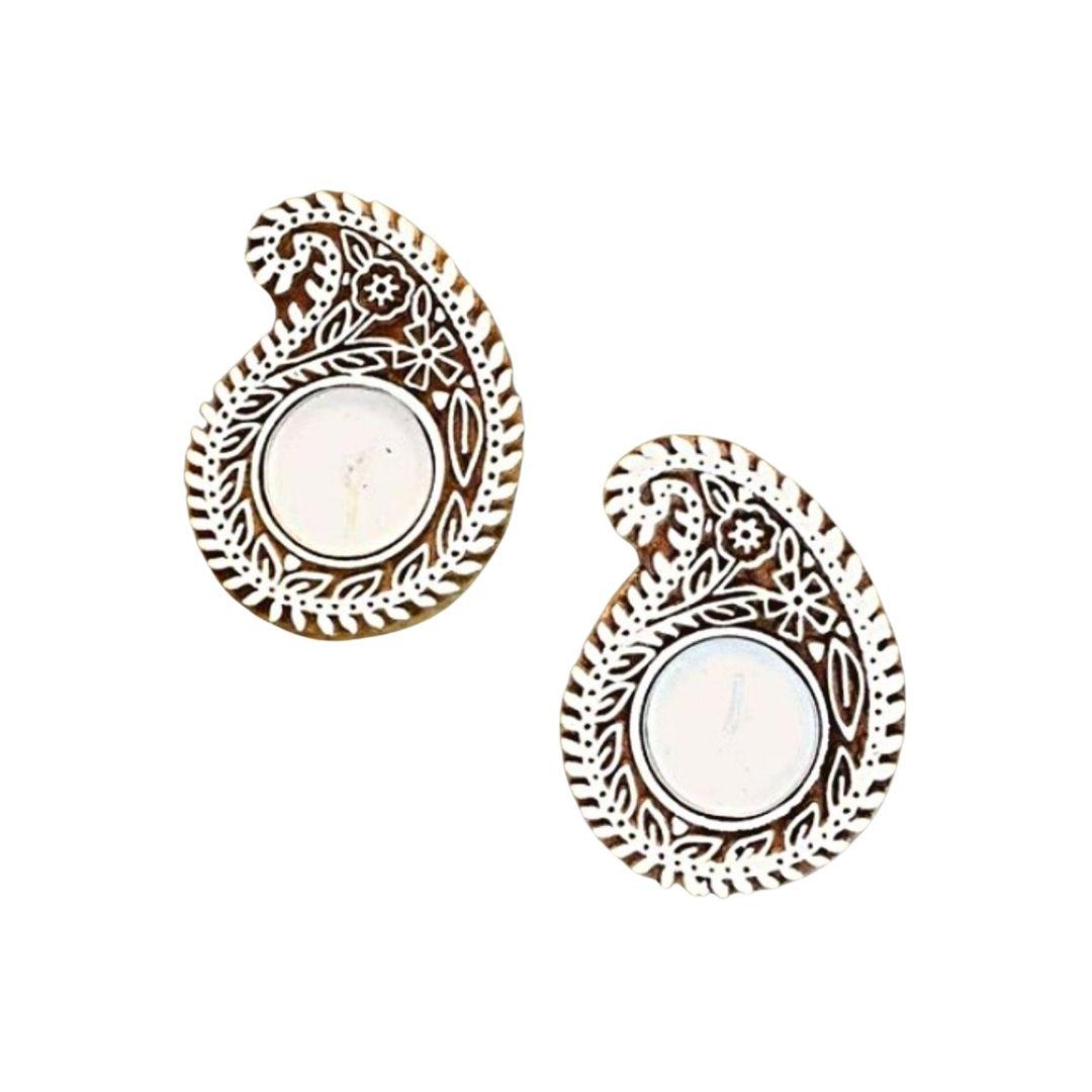 Wooden Block Print Tea Light Holders in multiple design options