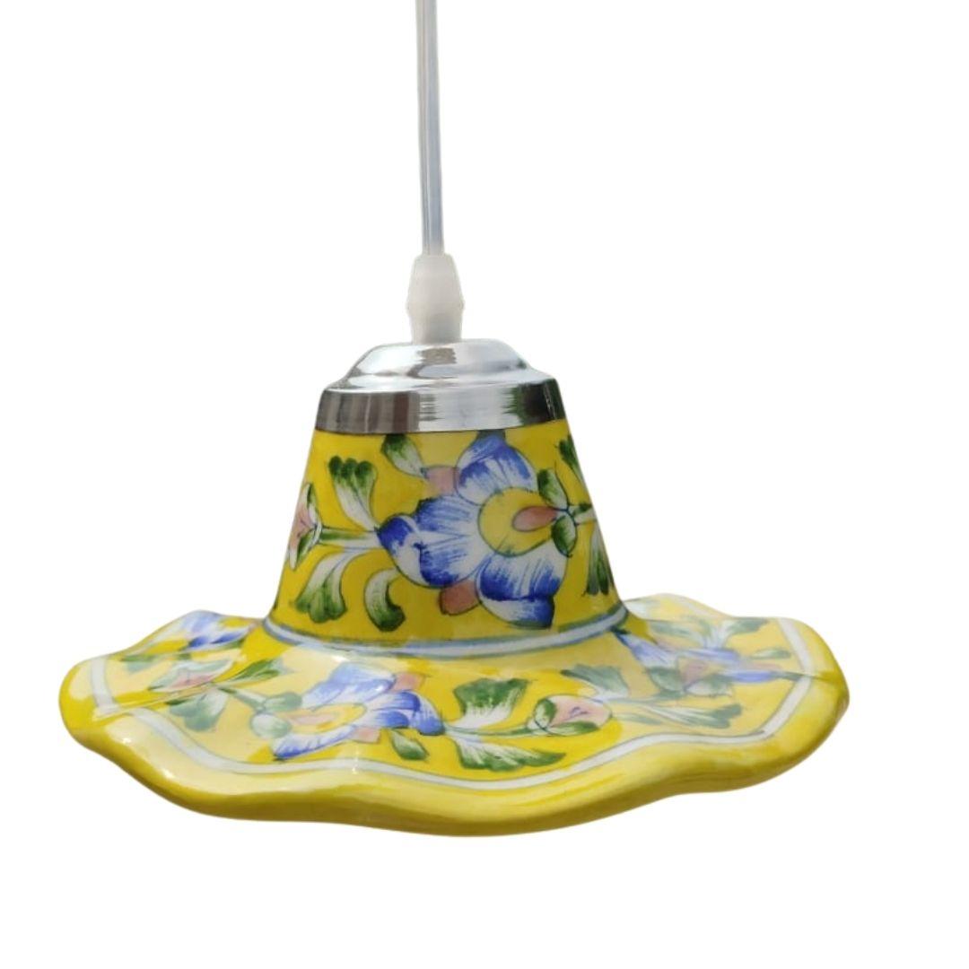 Blue Pottery ceramic hanging light in multiple colour options