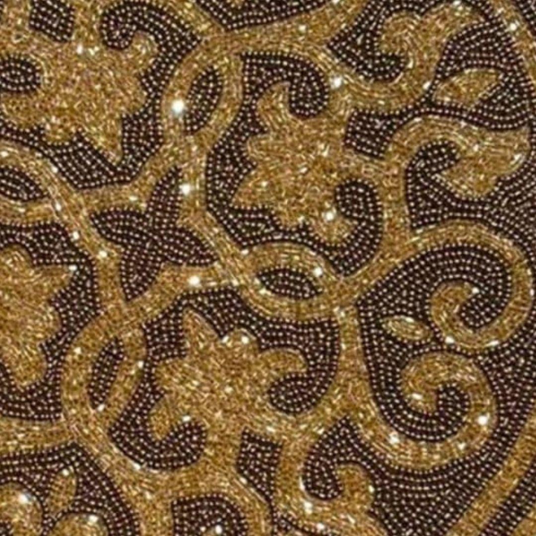 Art Deco pattern Beaded Table Placemats
