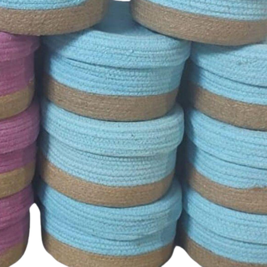 PB Cotton Rope Gift Hamper Basket with Lid