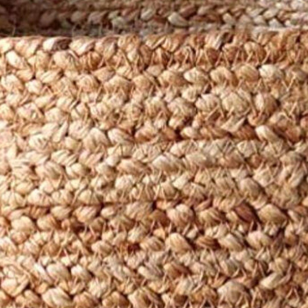 Jute Round Gift Hamper Basket with Handles