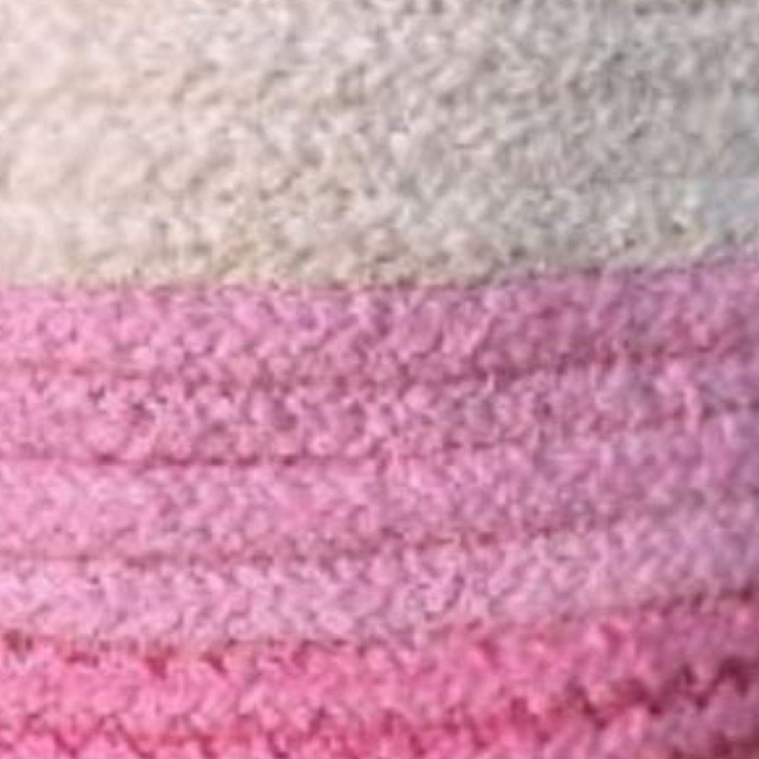 Pink Triple Layer Cotton Rope Gift Hamper Basket with Handle