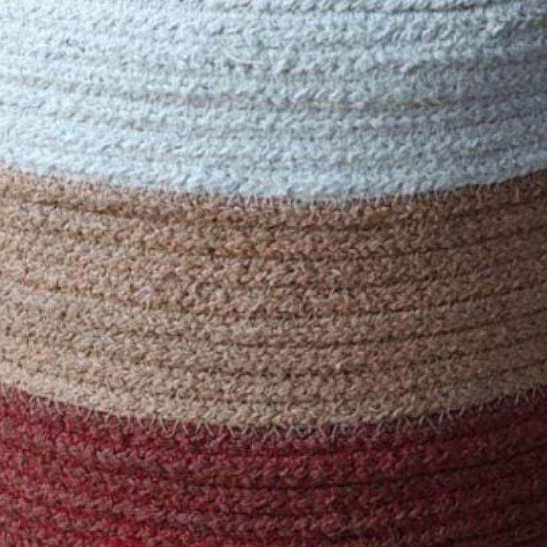 Sand Triple Layer Cotton Rope Gift Hamper Basket