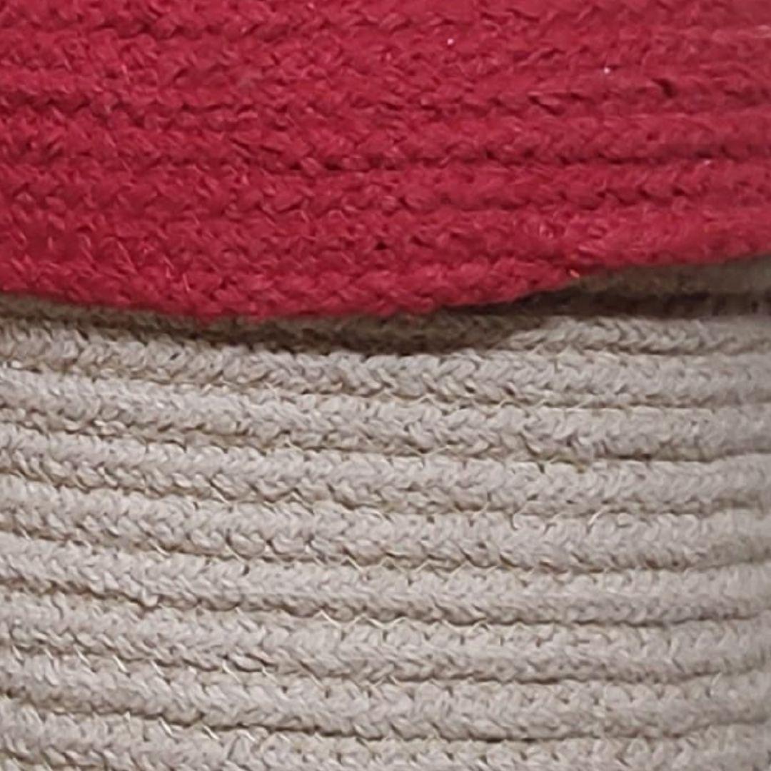 Garden Elves Cotton Rope Gift Hamper Basket with Lid