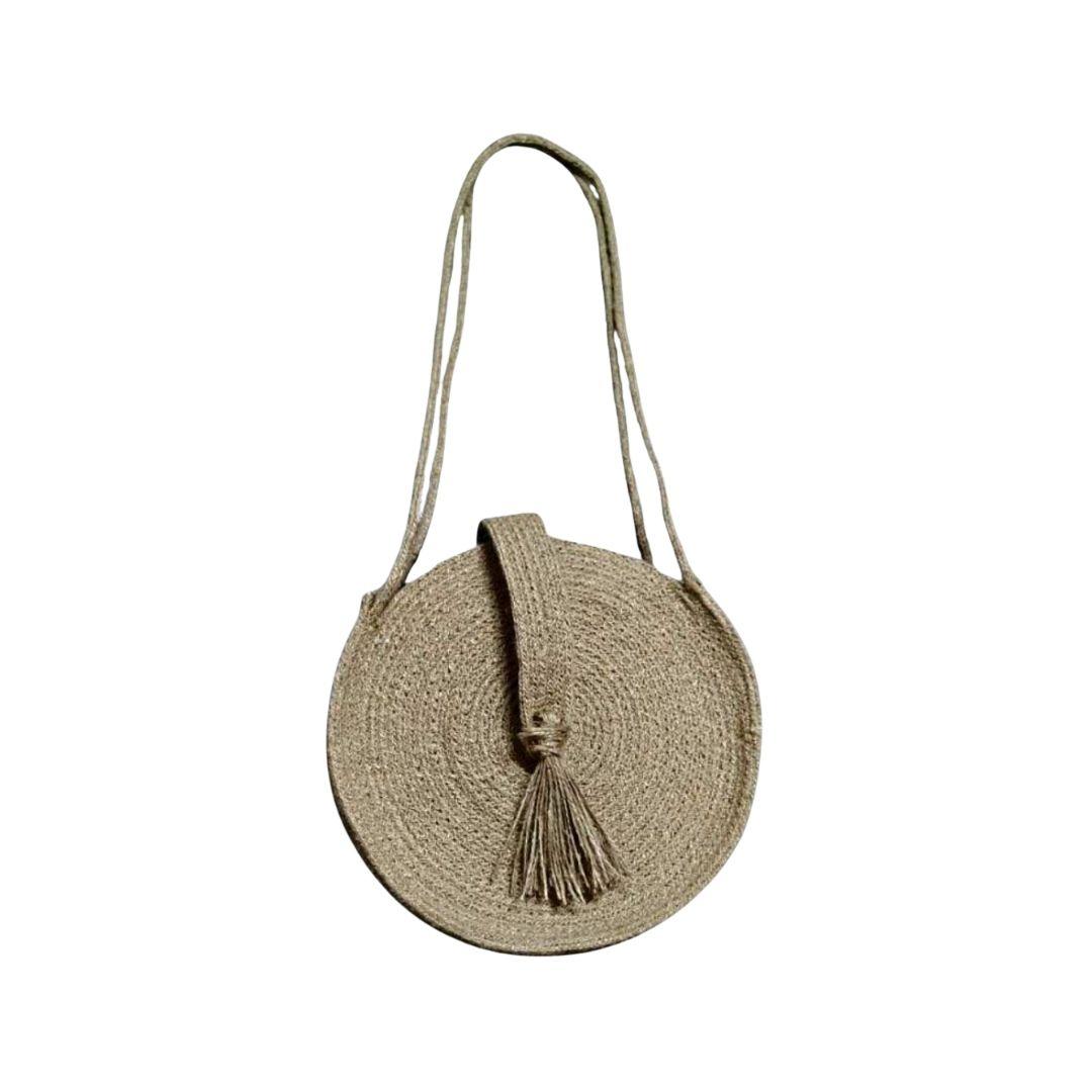 Boho Jute Sling Bag