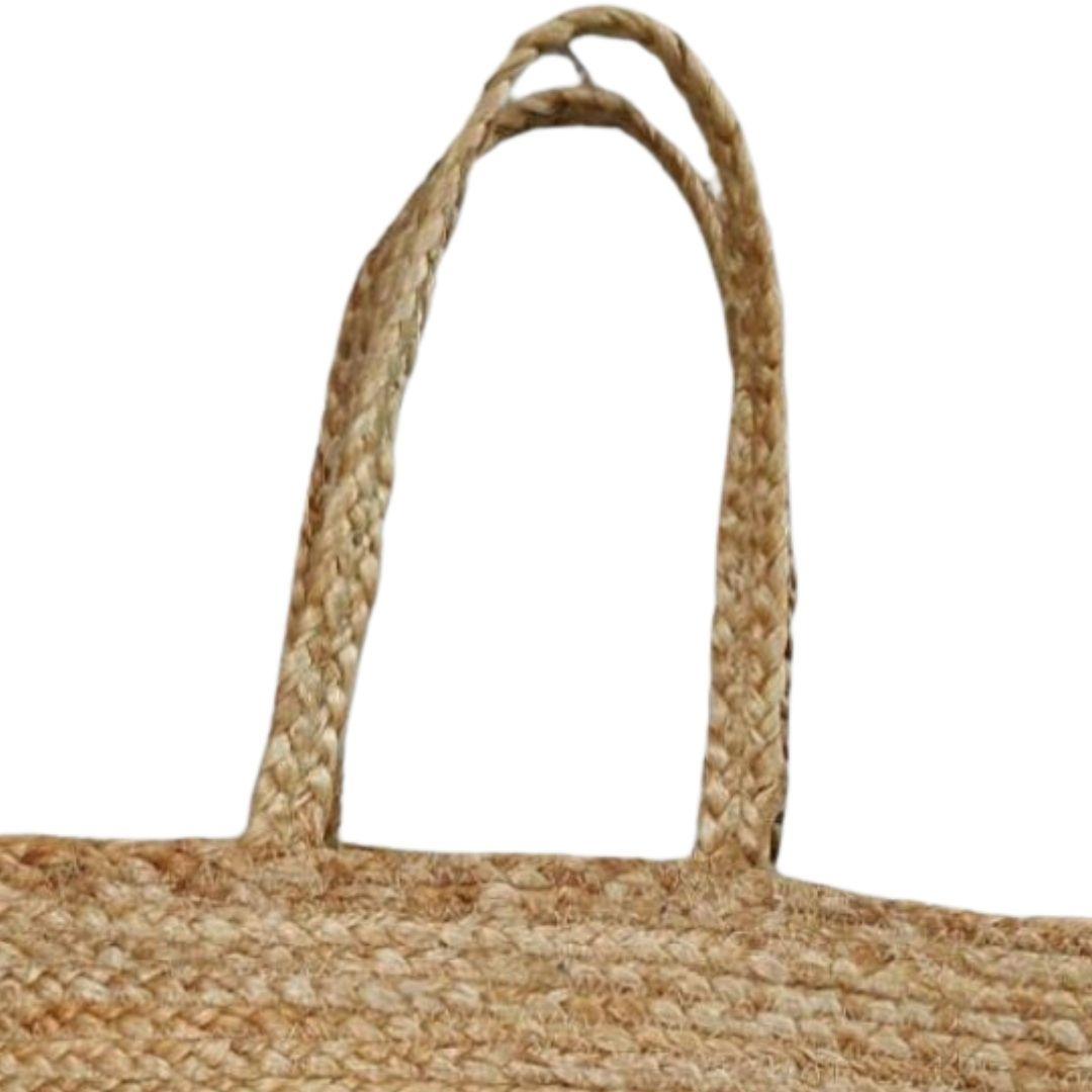 Beach Jute Tote Bag