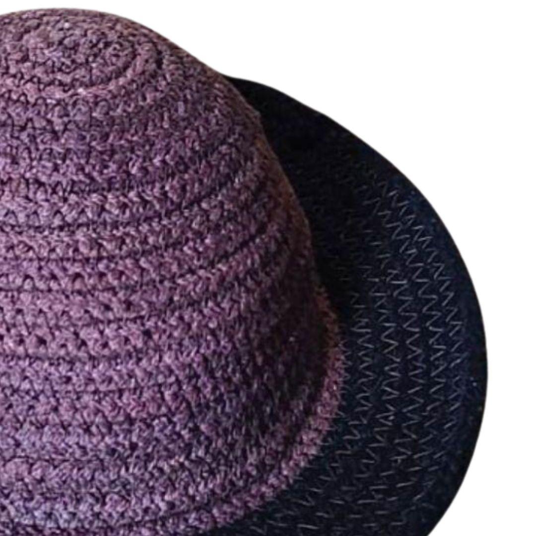 Brown and Black Cotton Rope Hat for men and women