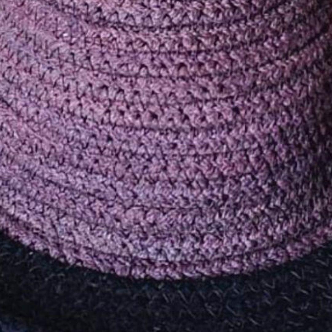 Brown and Black Cotton Rope Hat for men and women