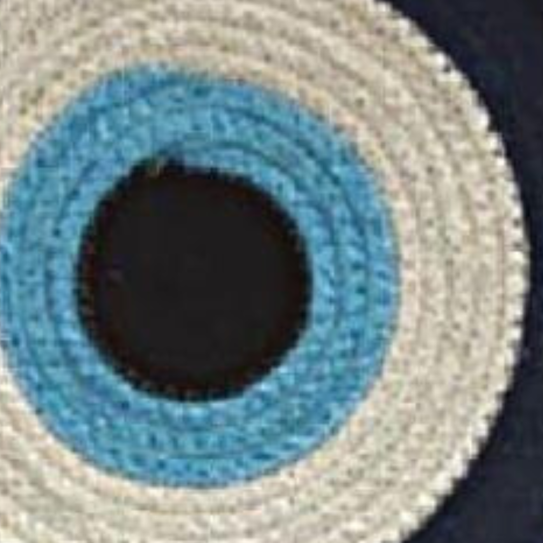 Cotton Rope  Evil eye wall hanging