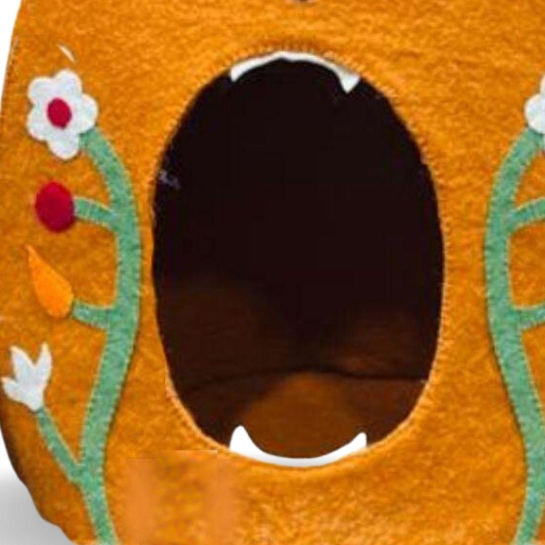 Orange Tiger Pet Cat Cave