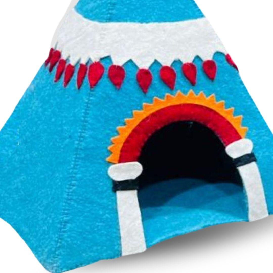 Blue Castle Pet Cat Cave