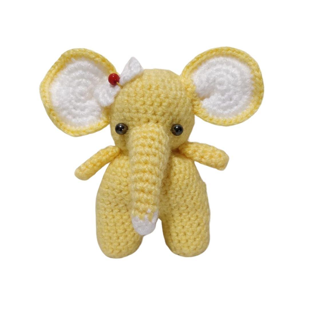 Buttercup Crochet Amigurumi Elephant Soft Toy