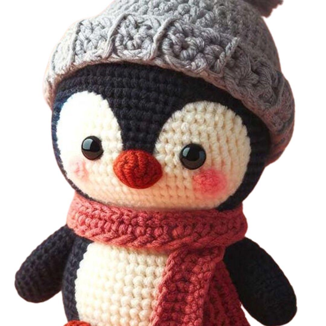 Amigurumi Crochet Swiss Penguin Soft Toy