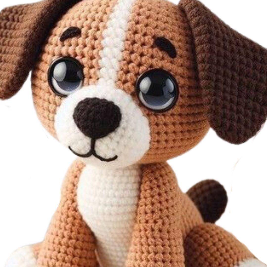 Amigurumi Crochet Puppy Soft Toy