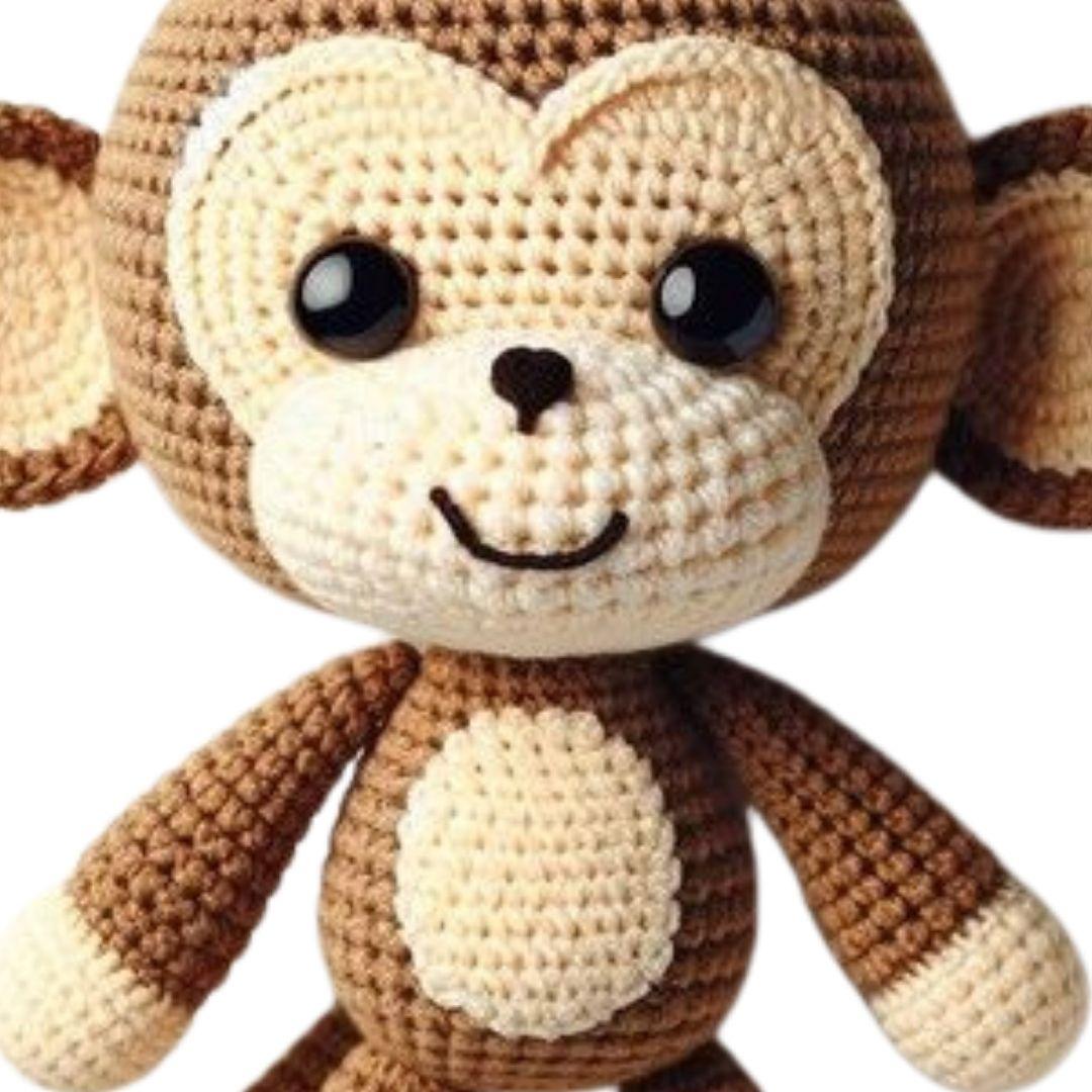 Amigurumi Crochet Monkey Soft Toy