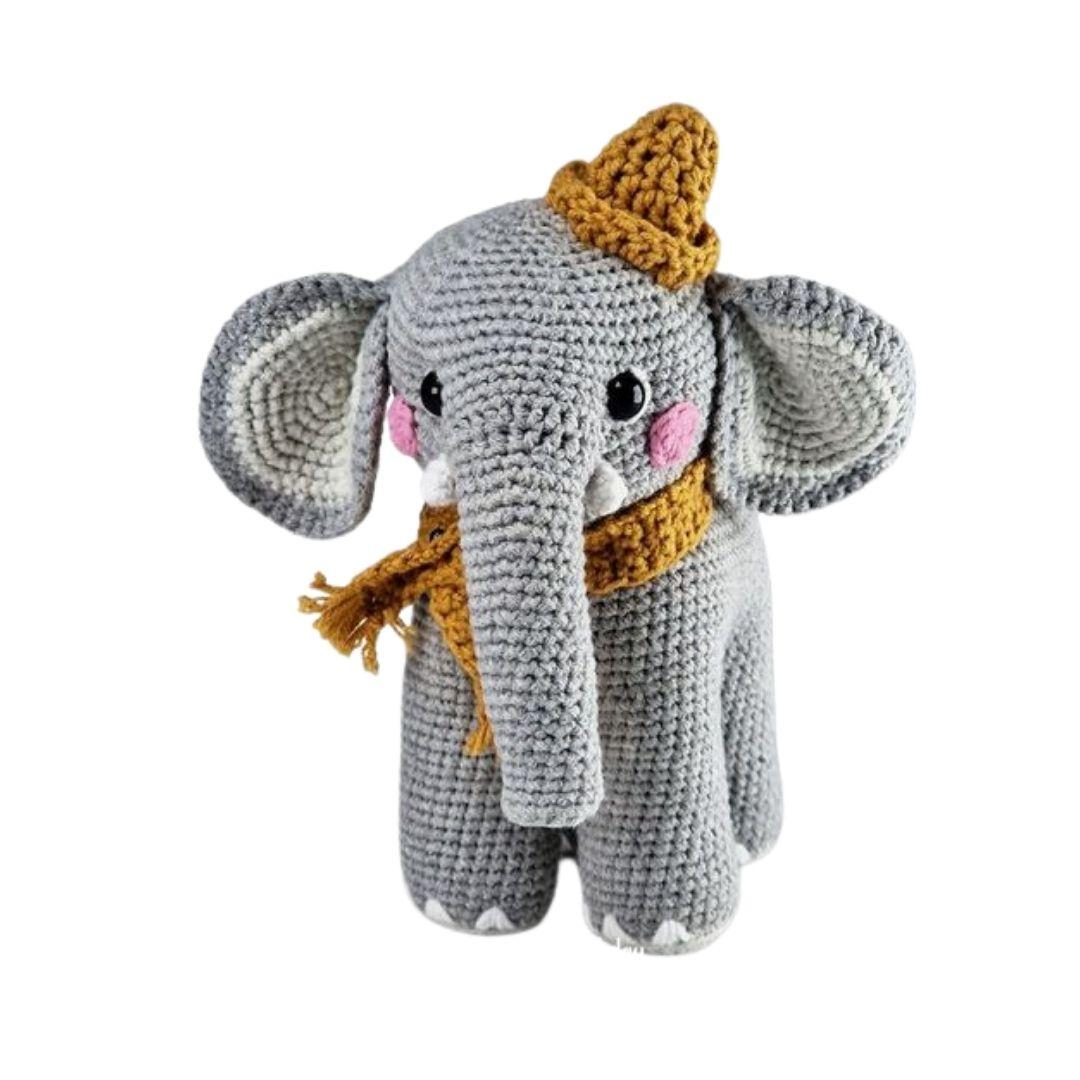 Amigurumi Crochet Swiss Elephant Soft Toy