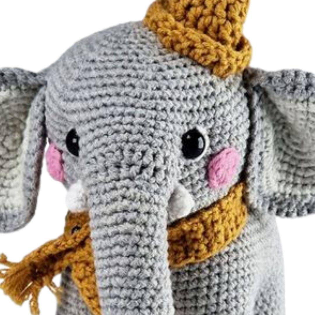 Amigurumi Crochet Swiss Elephant Soft Toy