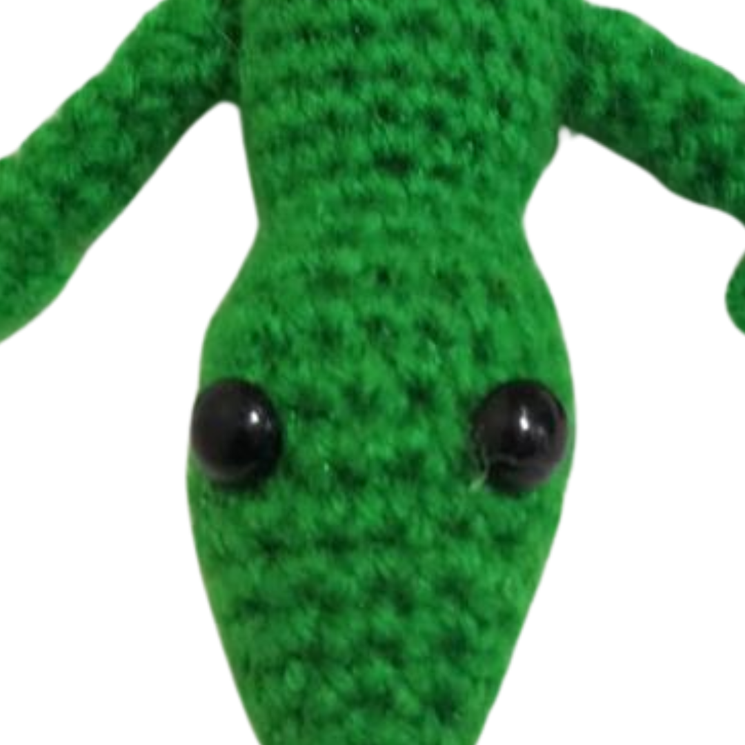 Crochet Gecko Soft Toy