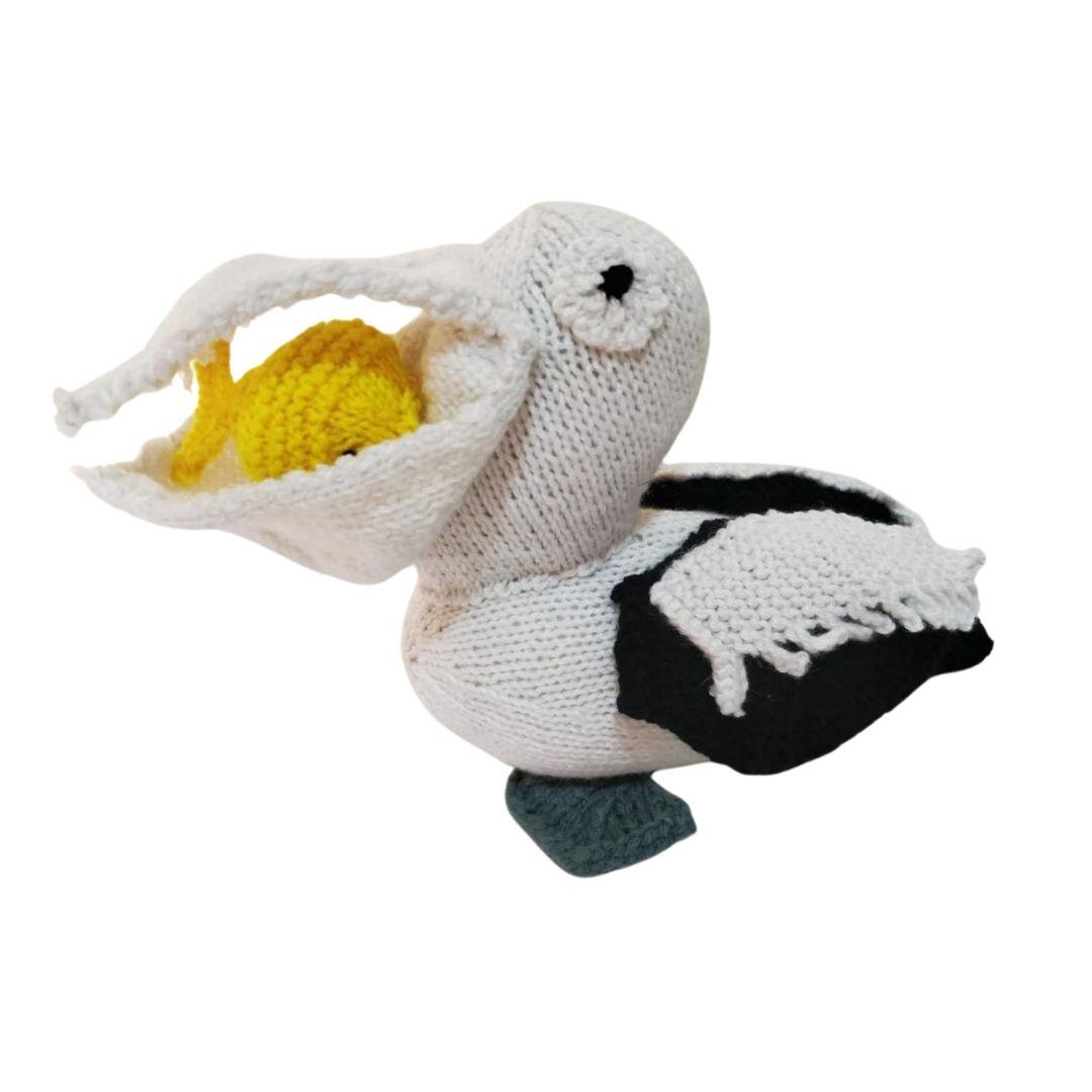 Crochet Pelican Soft Toy