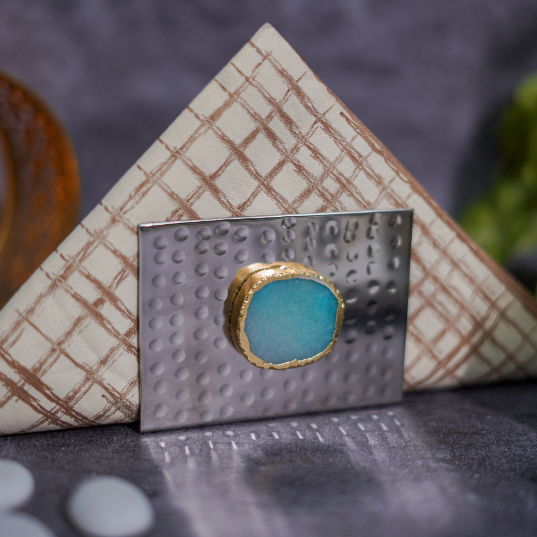Agate Metal Tissue Holder in multiple color options