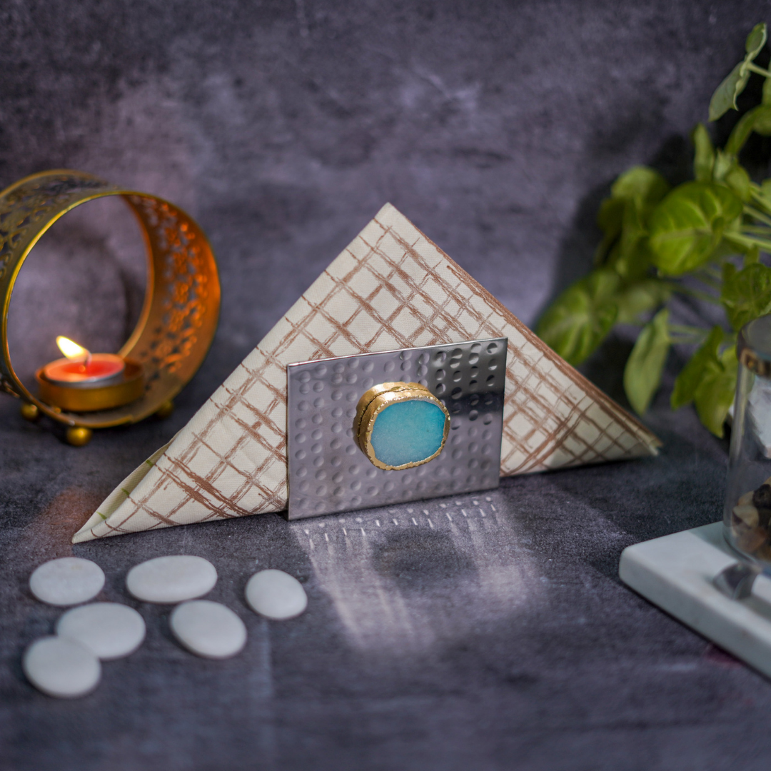 Agate Metal Tissue Holder in multiple color options