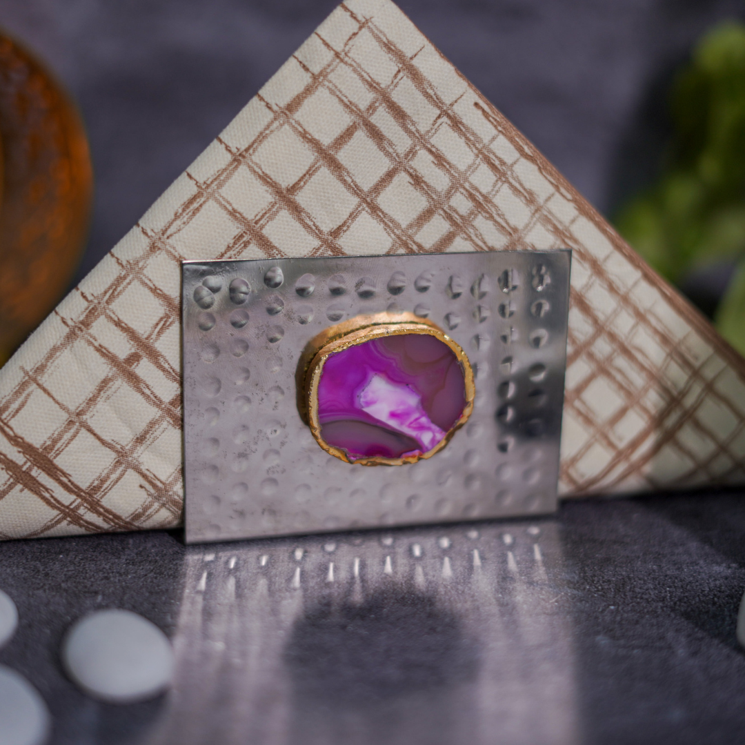 Agate Metal Tissue Holder in multiple color options