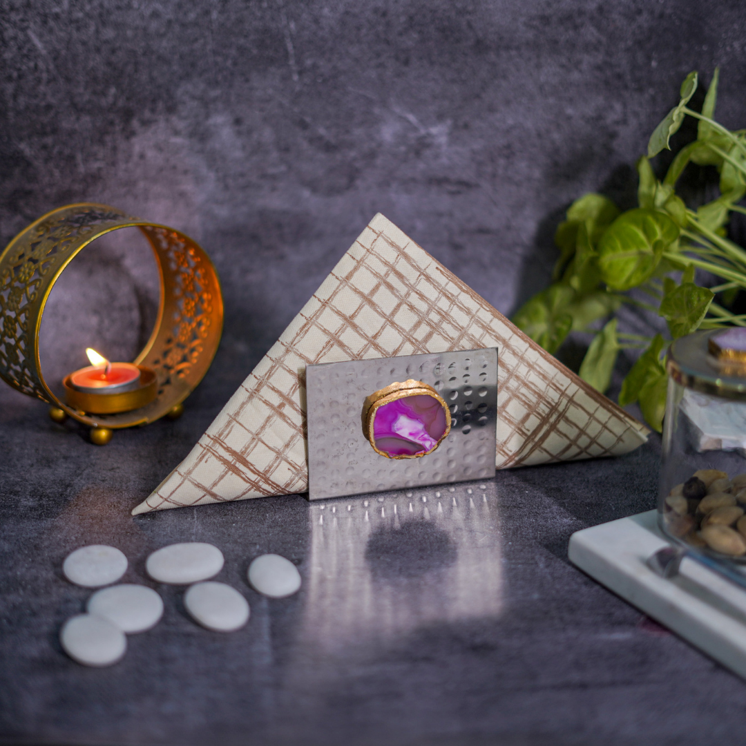 Agate Metal Tissue Holder in multiple color options