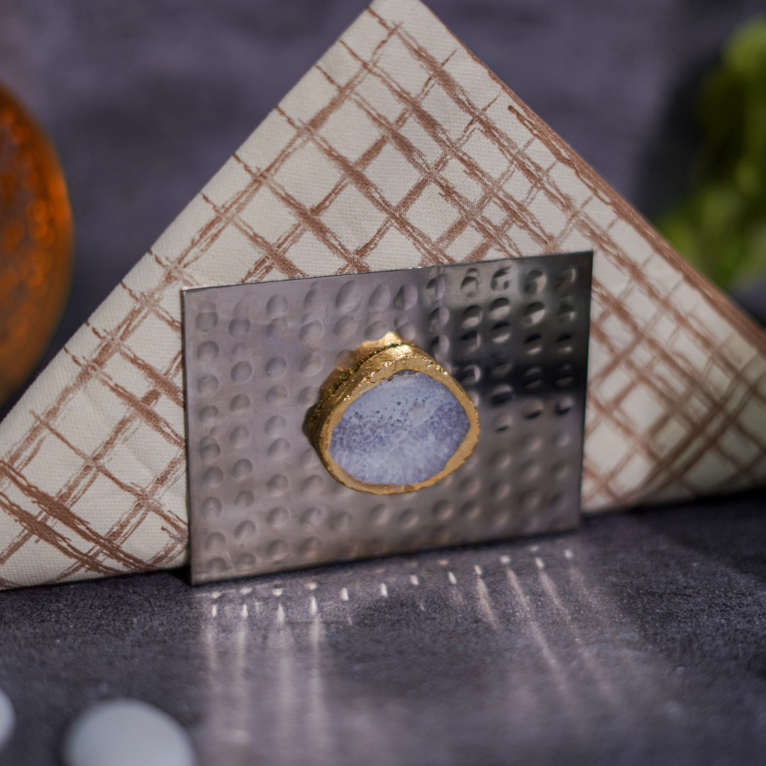 Agate Metal Tissue Holder in multiple color options