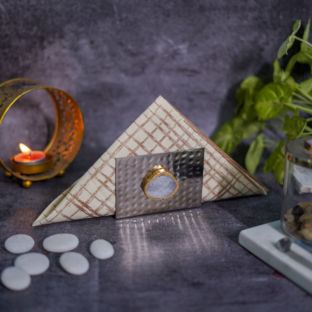 Agate Metal Tissue Holder in multiple color options