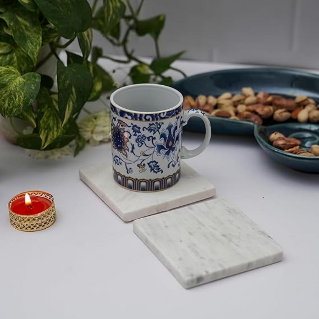 Marble Square Coasters set of 2
