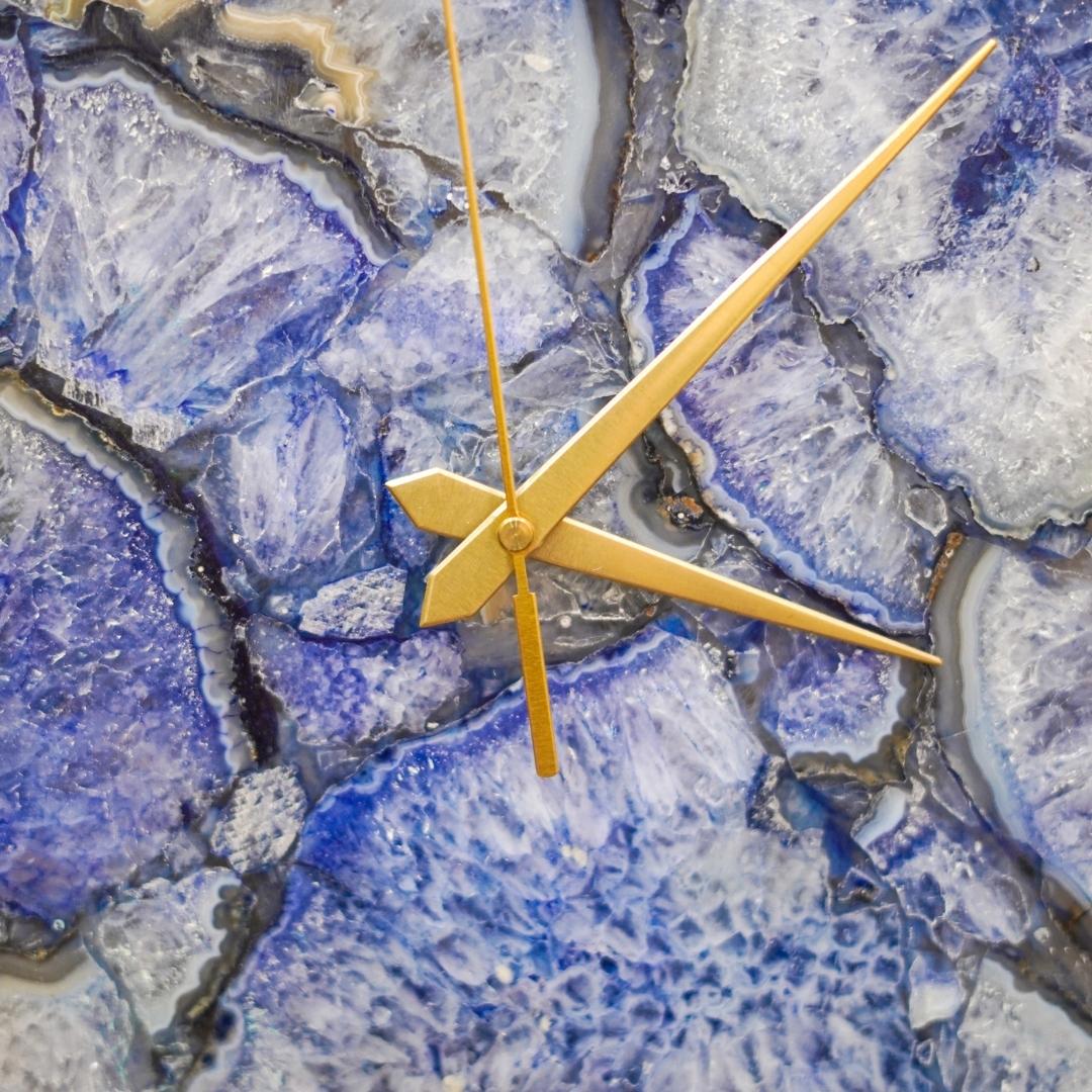 Crystal Agate Square Wall clock