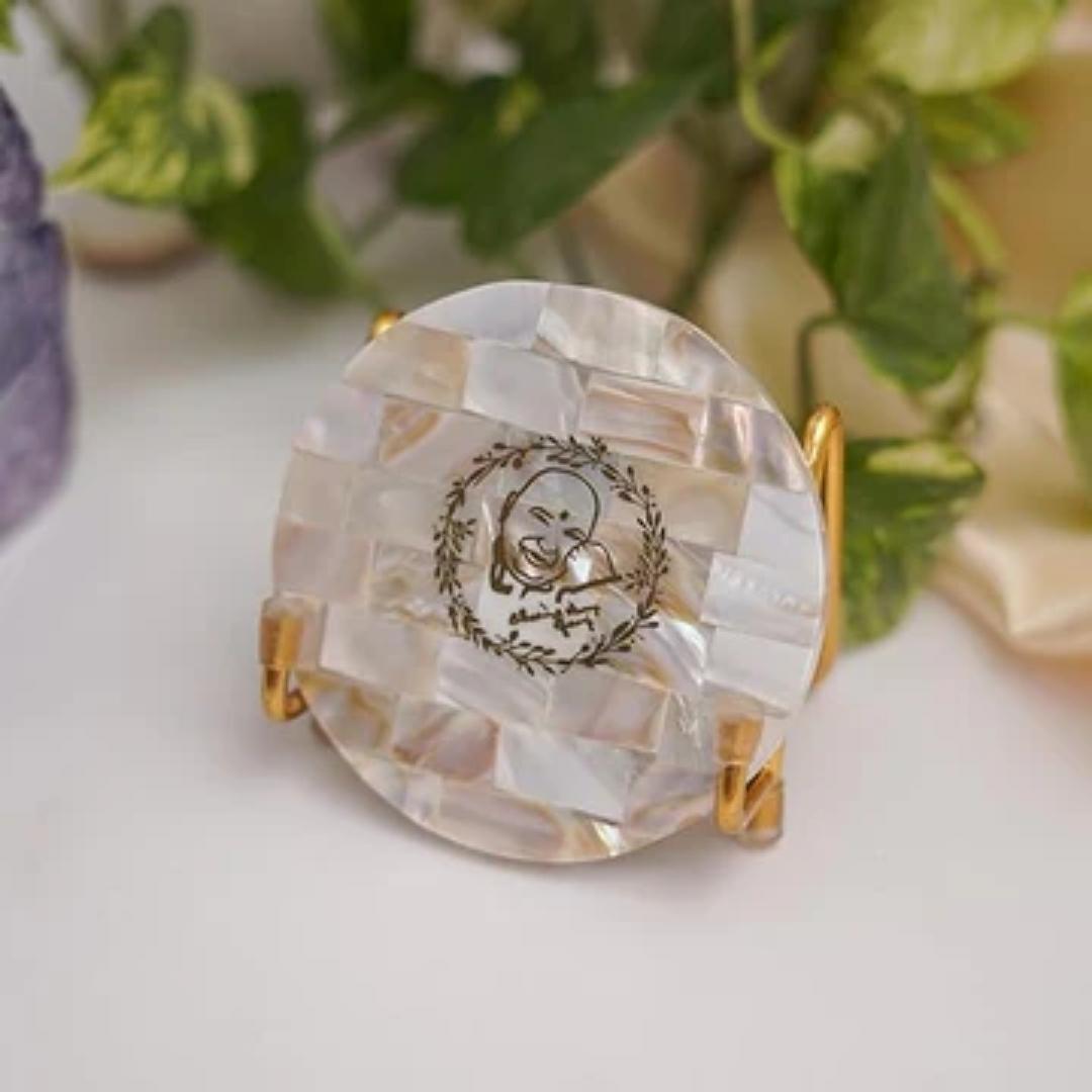 Guru Ji Mother of Pearl Frame