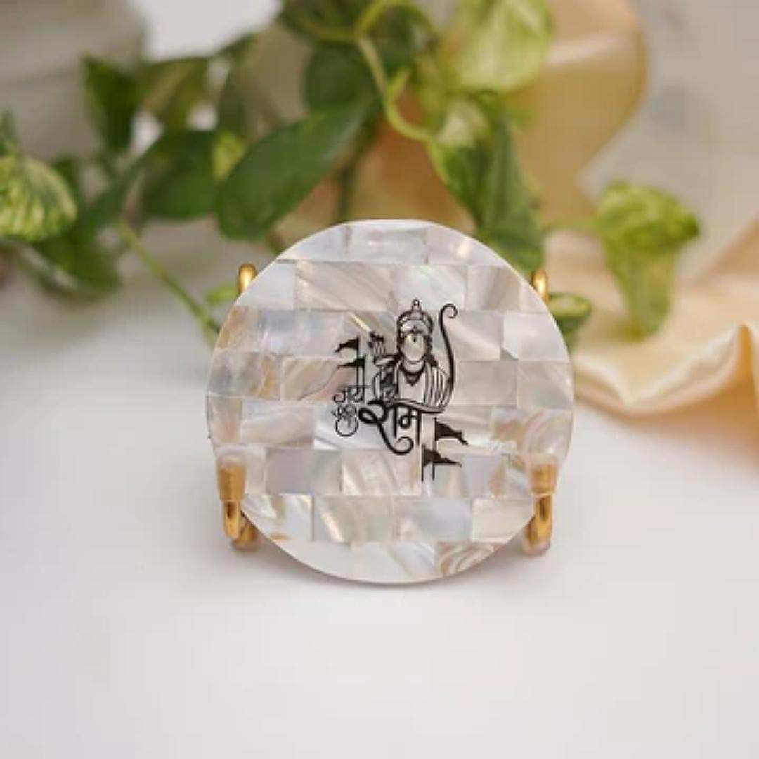 Jai Shri Ram Mother of Pearl Frame