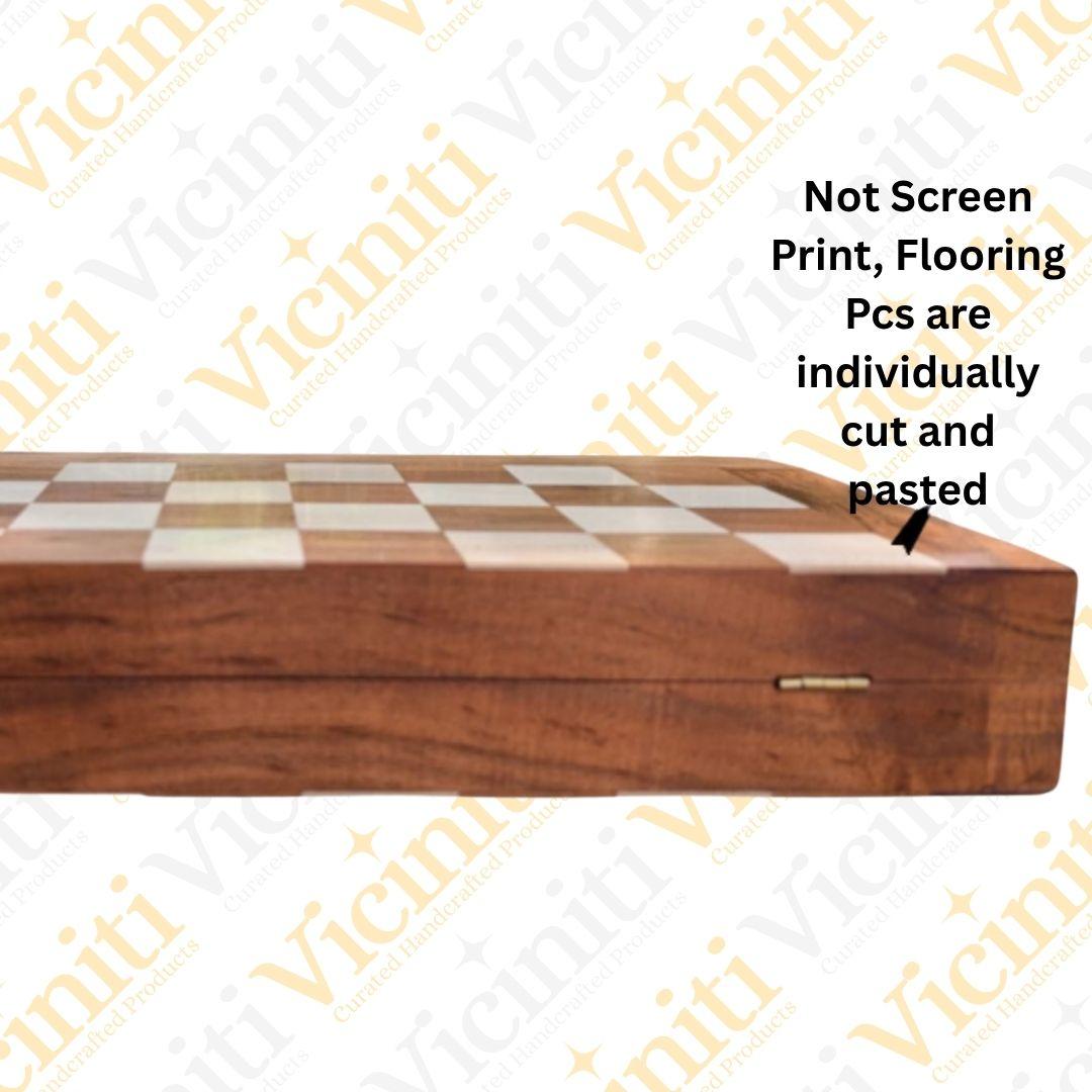 Ethnic Design Handcrafted Wooden Chess Board Game