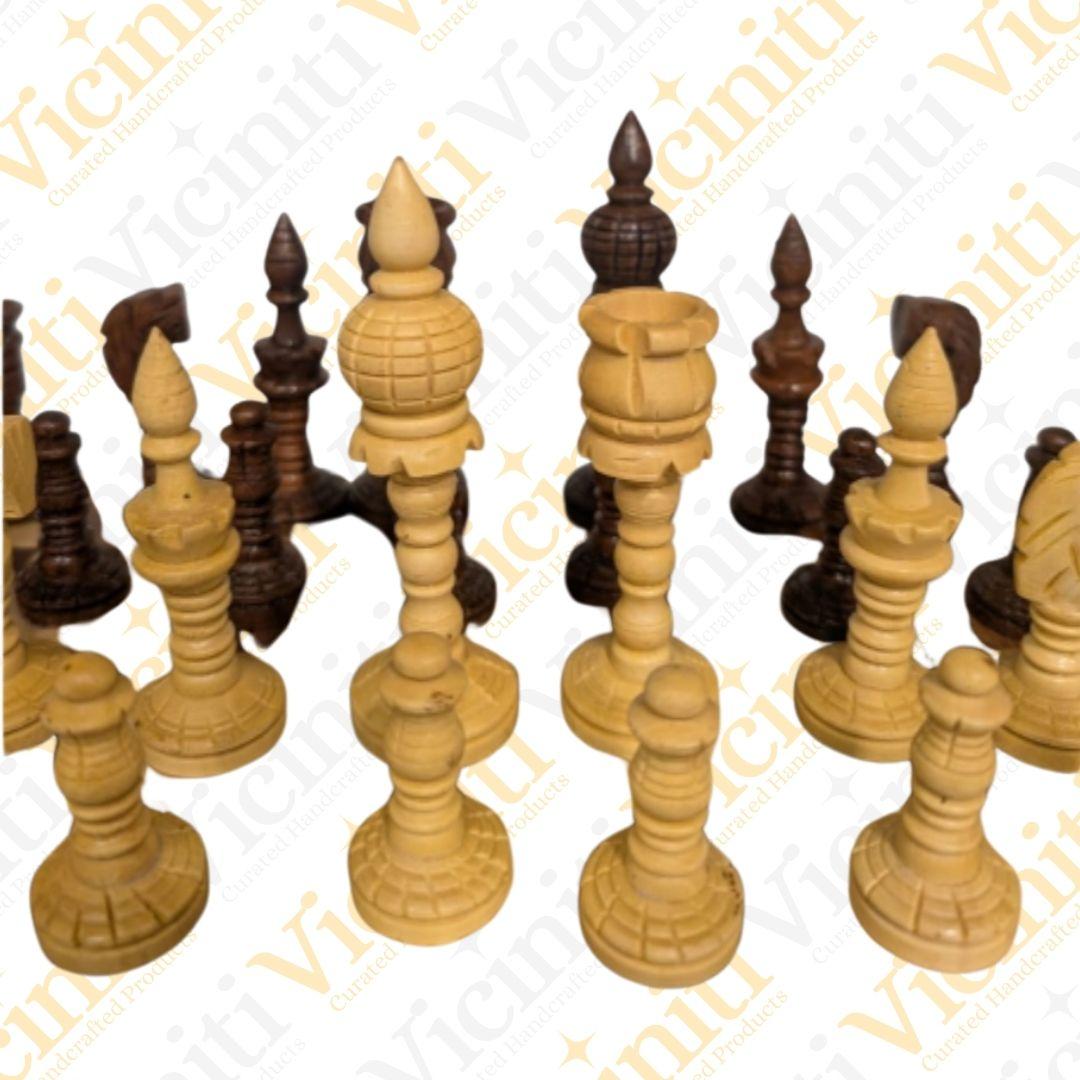 Arabian Theme Handcrafted Wooden Chess Set Board Game