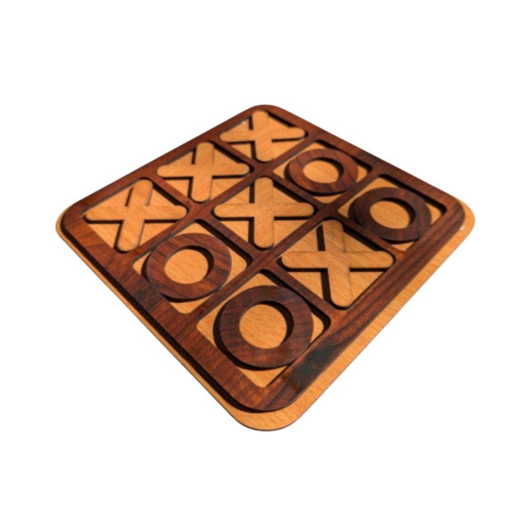 Handcrafted Wooden Tic Tac Toe
