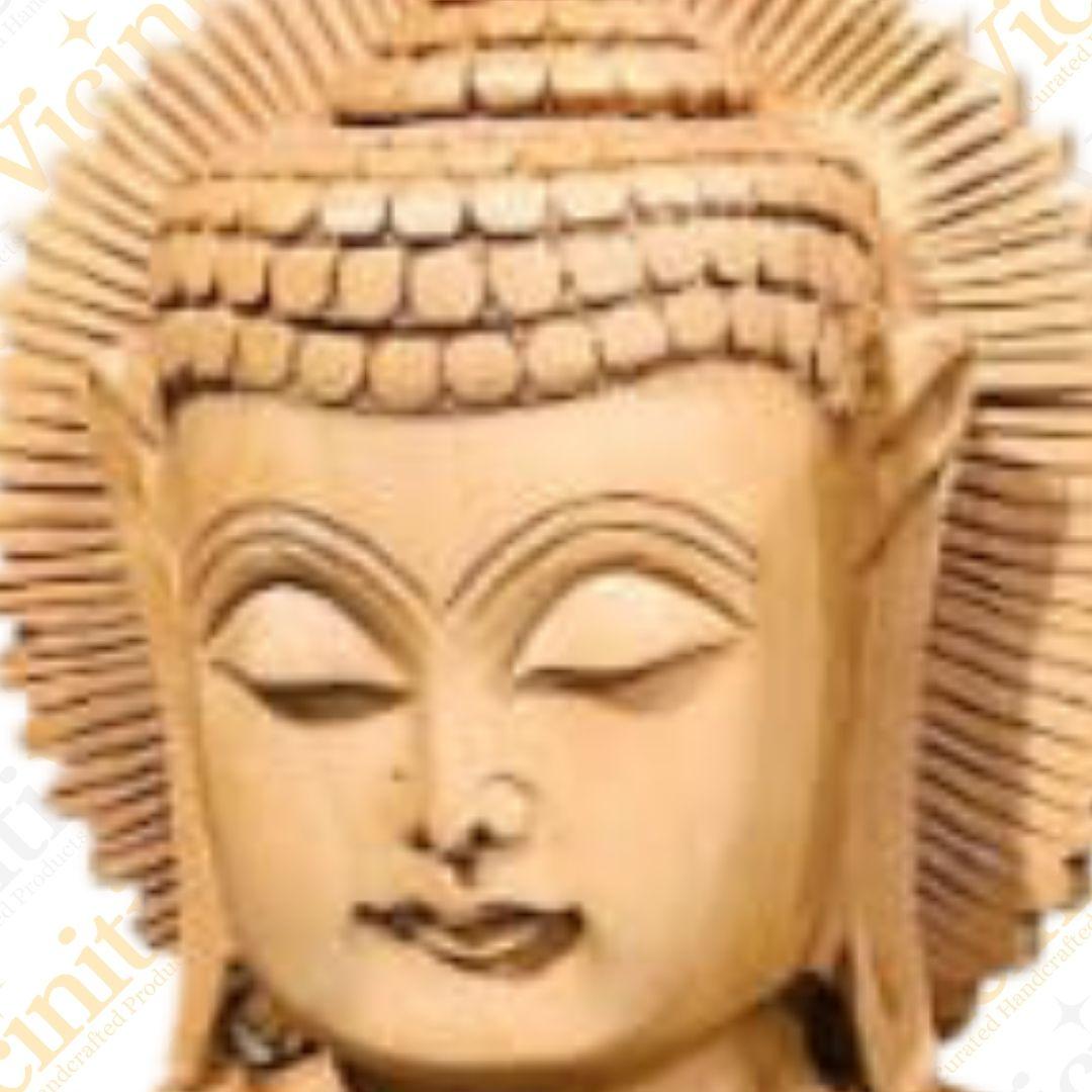 Buddha Ji Face Statue Idol Murti 6 inches