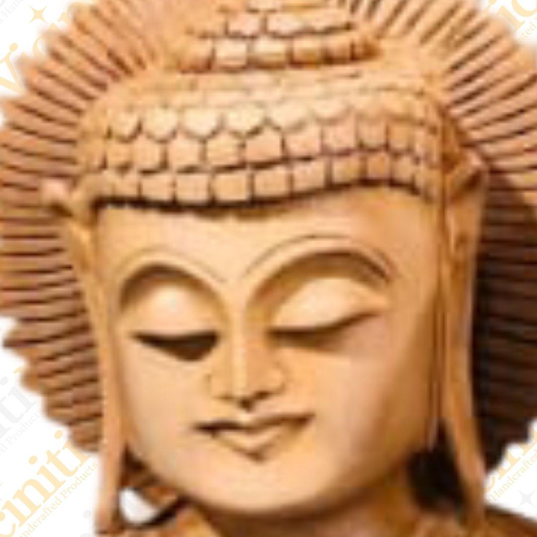Buddha Ji Face Statue Idol Murti 5 inches