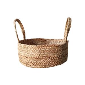 Jute Round Gift Hamper Basket with Handles